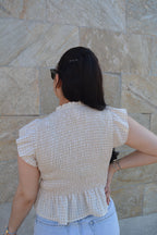 Top Vichy Beige