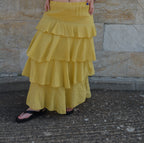 Falda Santorini Mostaza