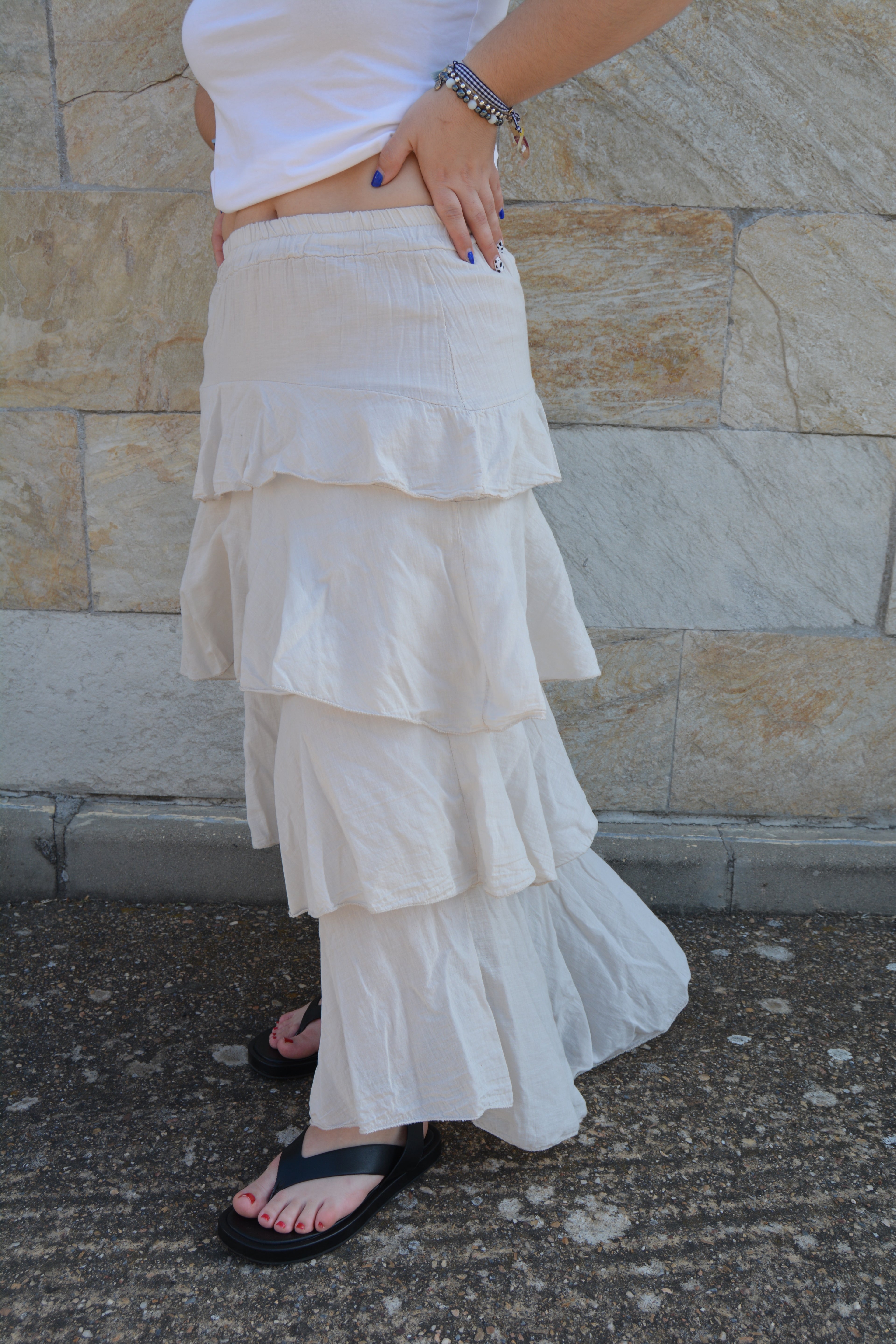 Falda Santorini Blanca